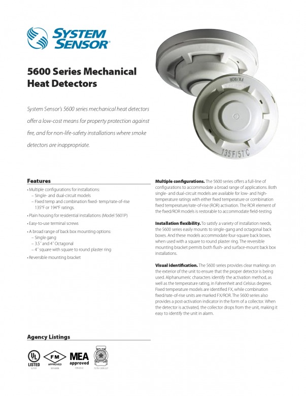 รับติดตั้ง Heat-Detector-อุปกรณ์ตรวจจับความร้อน